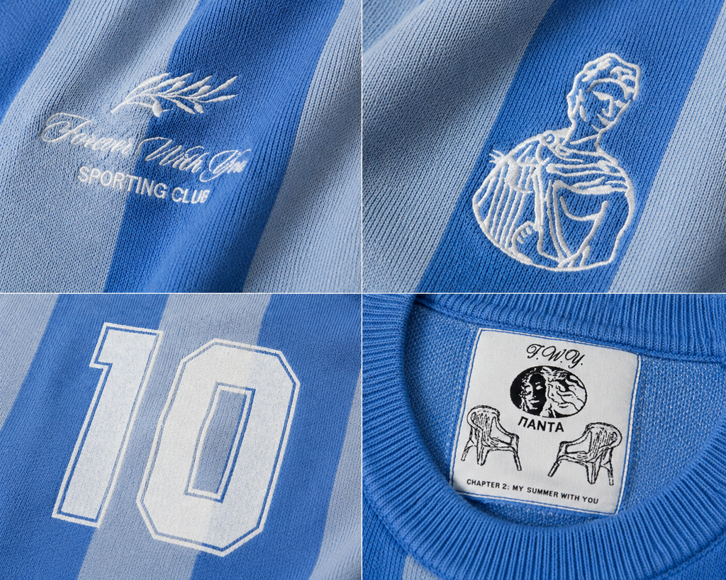 D10S Blue Knit Jersey