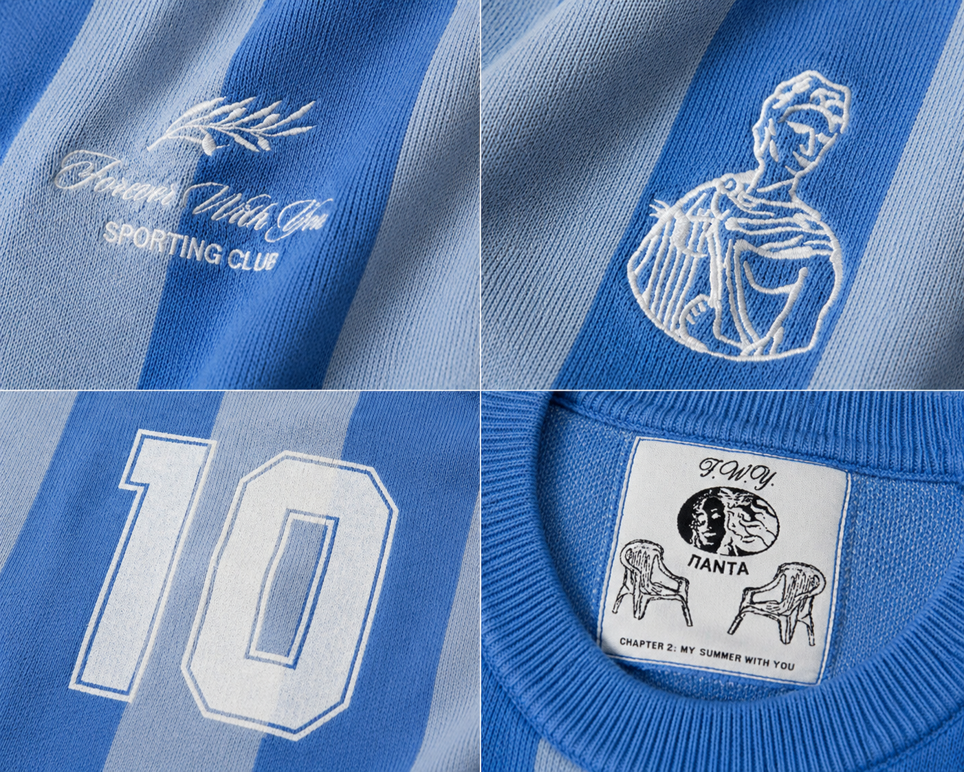 D10S Blue Knit Jersey