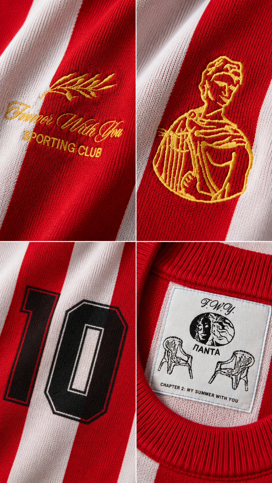 D10S Red Knit Jersey